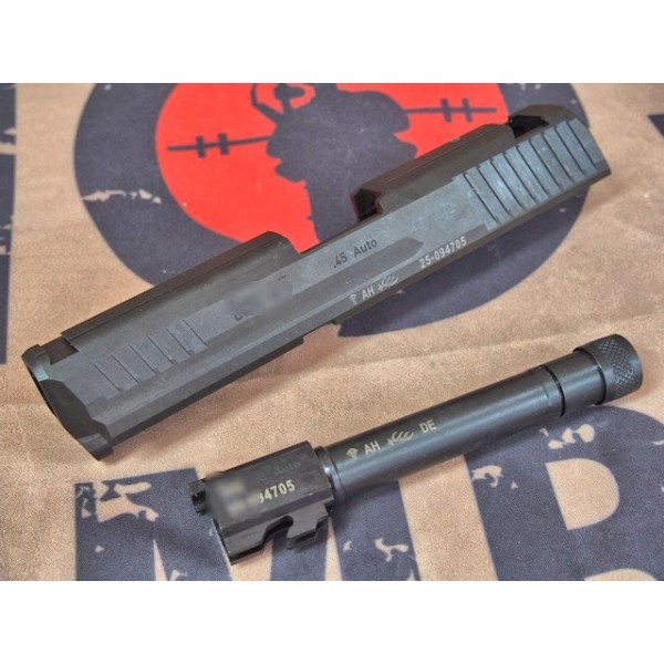 RA-Tech KSC/KWA HK.45 CNC steel slide & Outer barrel 16MM CW (2015)